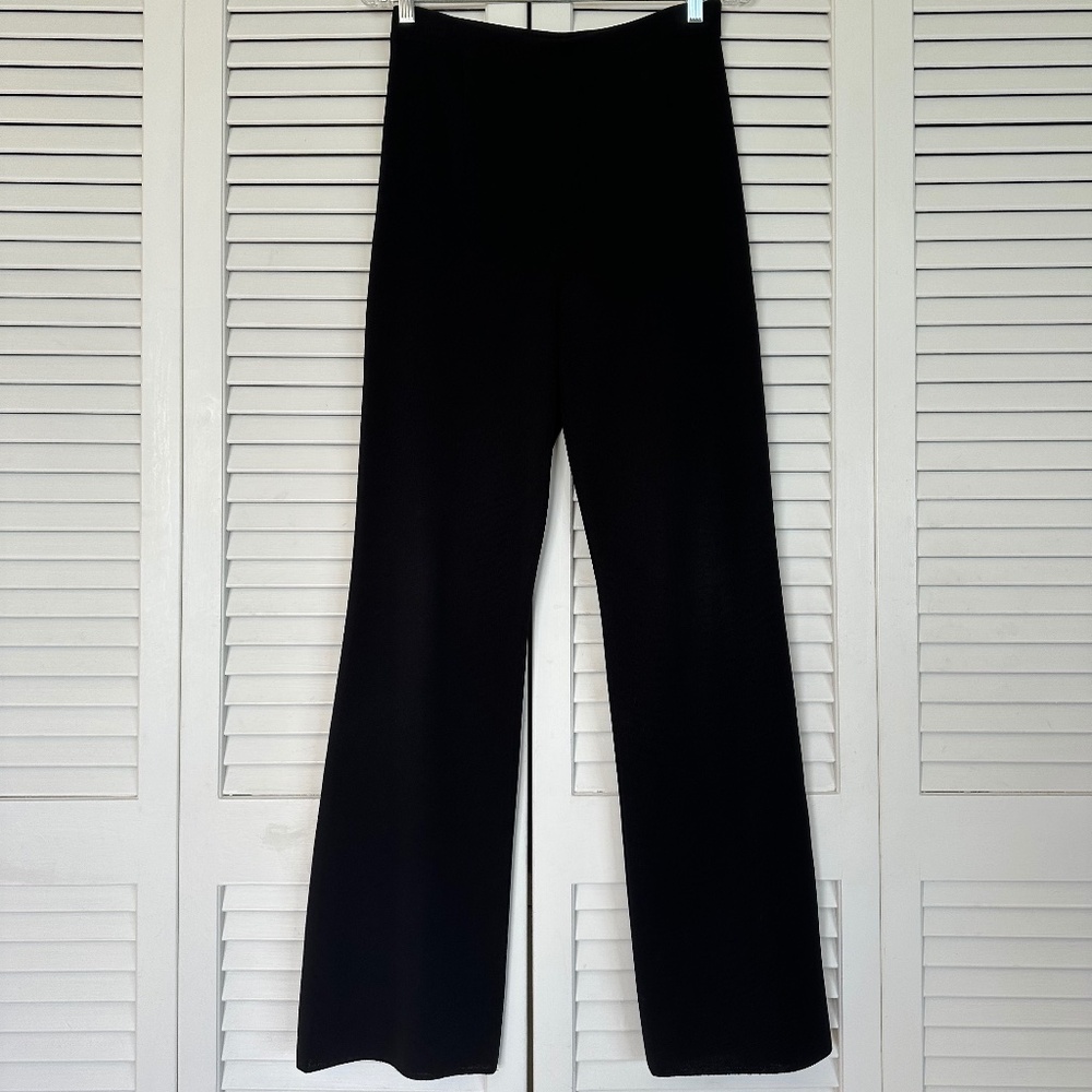 (NWOT) WOMEN'S BLACK MISOOK STRAIGHT LEG DRESS PANTS, SIZE: XS